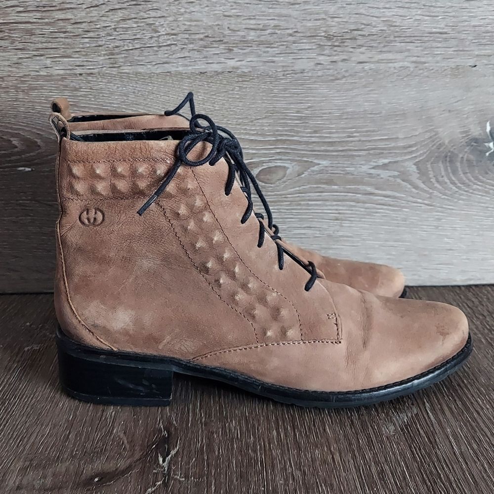 Gerry Weber Josef Seibel Brown Ankle Suede Lace Up Boots Size 38
